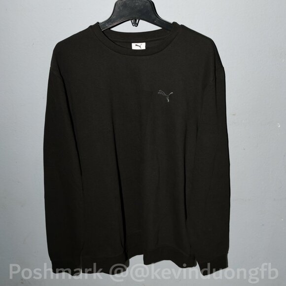 Puma Men's Textured Crew Neck Sweatshirt - Picture 2 of 4